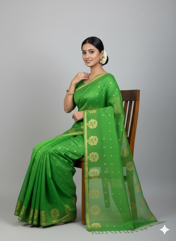  SKU-0824 : SEMI SILK | Handloom - Hand wash, Yes