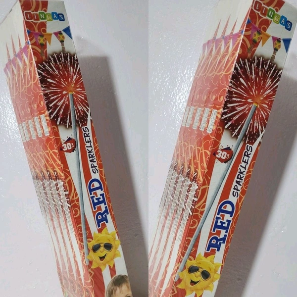 30 CM RED SPARKLERS ( ரெட் கம்பி )