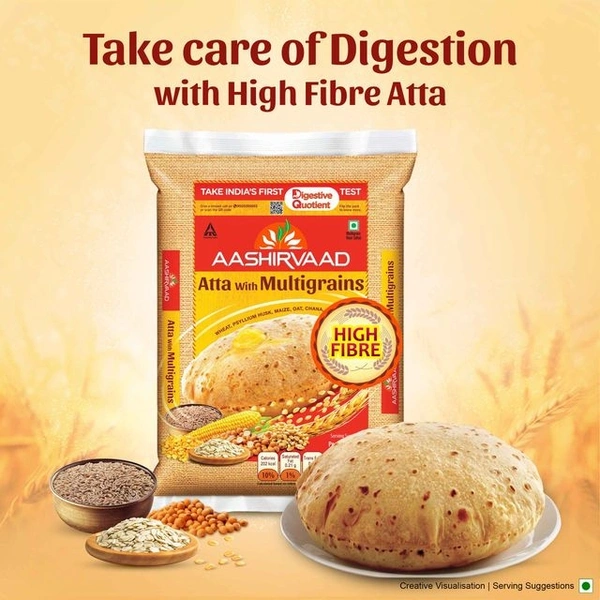AASHIRVAAD ATTA WITH MULTIGRAINS 5KG AASHIRVAAD ATTA WITH MULTIGRAINS 5 KG