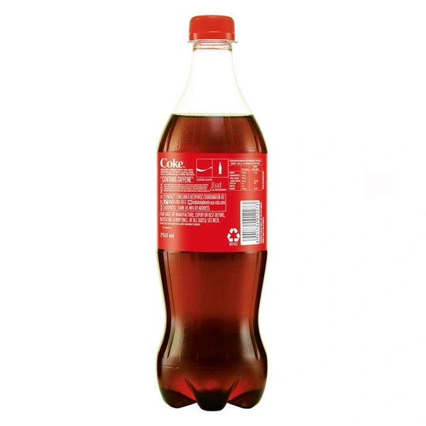 coca cola soft drink 750 ml
