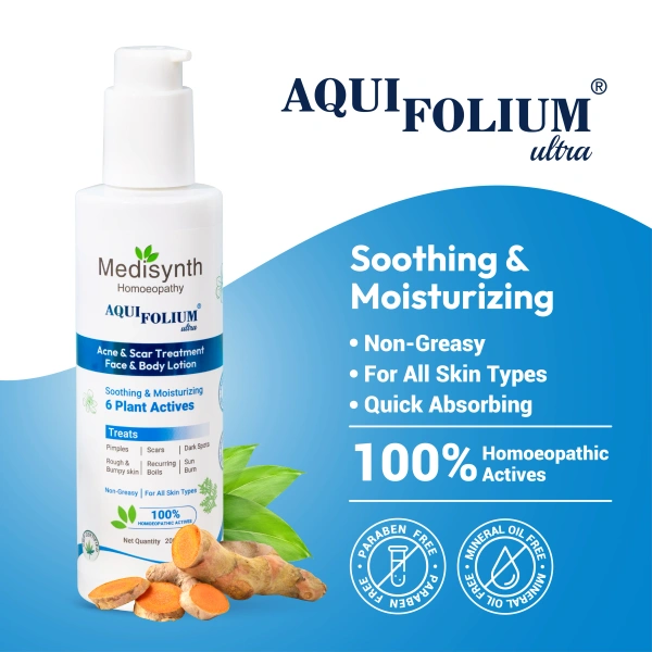 Aquifolium Ultra Face & Body Lotion 200 ml Medisynth