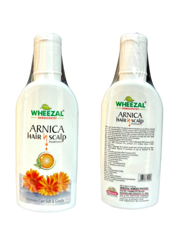 Arnica Hair and Scalp Shampoo Wheezel (Pack of 2) - 100 ml