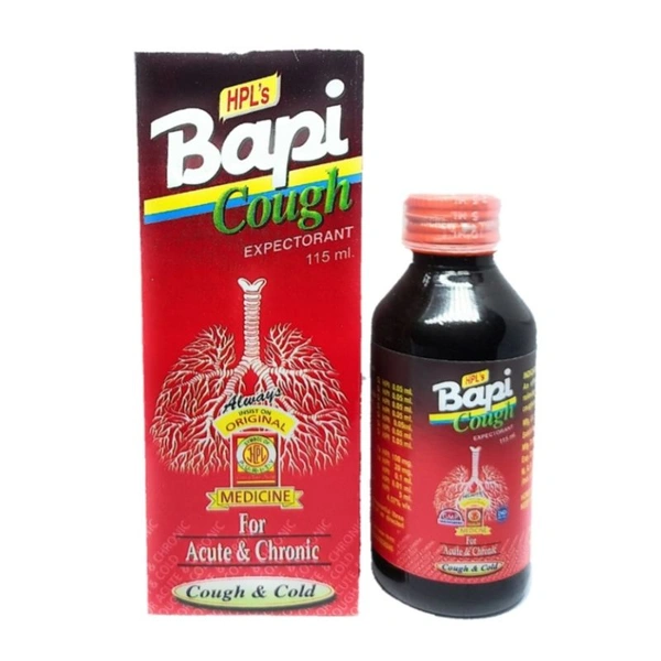 Bapi Cough Syrup HPL - 115ML - PACK OF 3