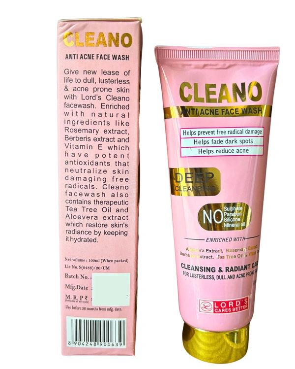 Cleano Facewash Lords (Pack of 2) - 50 ml