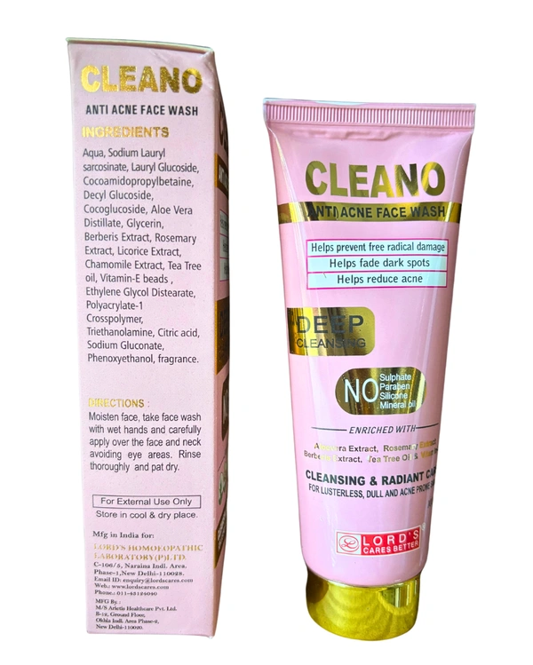 Cleano Facewash Lords (Pack of 2) - 50 ml