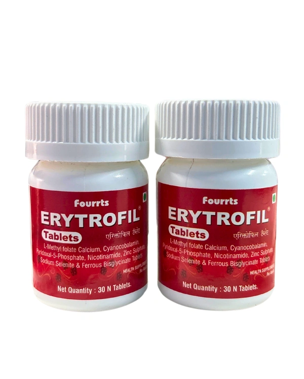 Erythrofil Tablets (30N) - Pack of 2 Fourrts