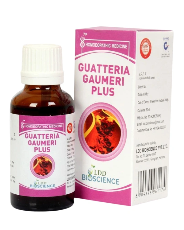 Guatteria Gaumeri Plus Drops 30 ML by LDD Bioscience - Pack of 2