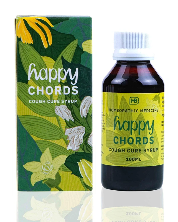 Happy Chords Cough Cure Syrup 100 ml MB Homoeo - Pack Of 12