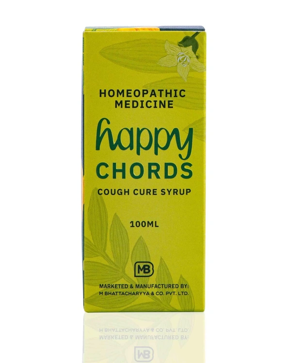 Happy Chords Cough Cure Syrup 100 ml MB Homoeo - Pack Of 12