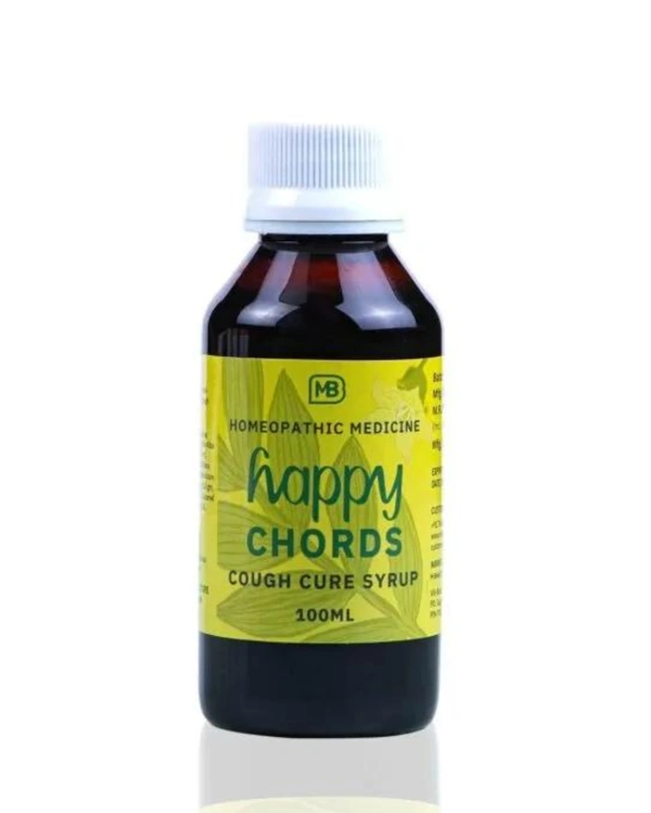 Happy Chords Cough Cure Syrup 100 ml MB Homoeo - Pack Of 12