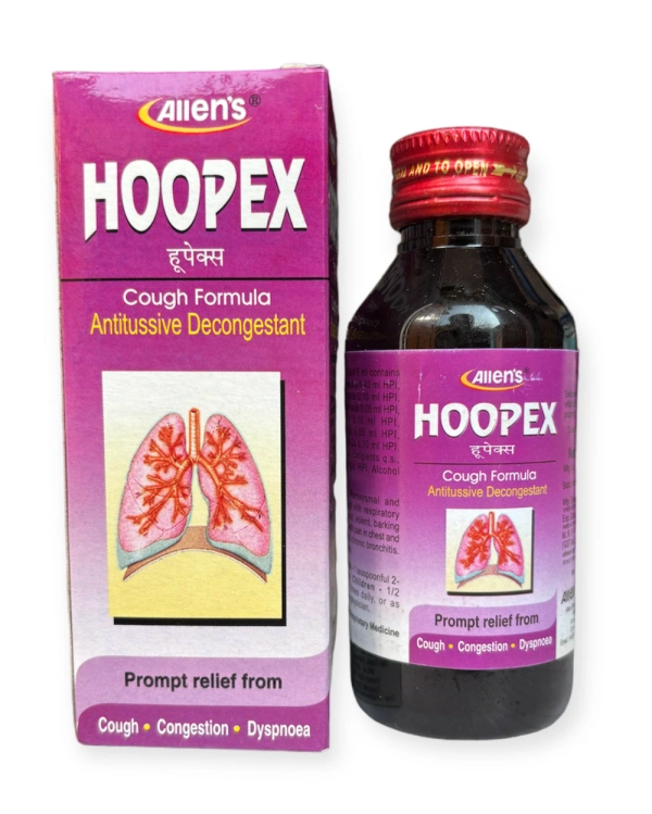Hoopex Cough Syrup 110 ml Allen’s (Pack of 2)