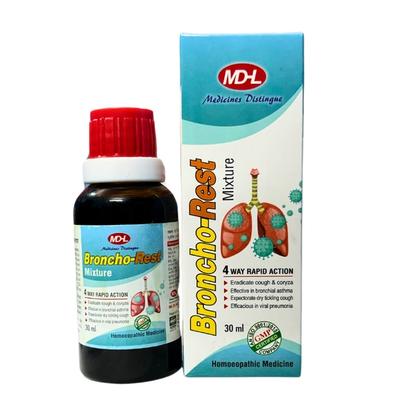 MDHL Broncho-Rest Drops 30 ml - Pack of 3