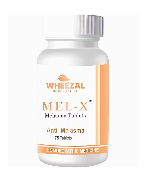 Mel X Melasma Tablets 75 TABS Wheezel (Pack of 2)