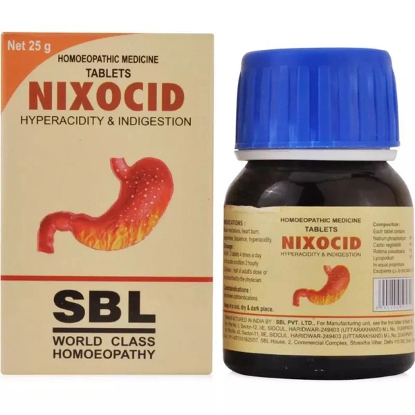 Nixocid Tablets 25 Gms SBL