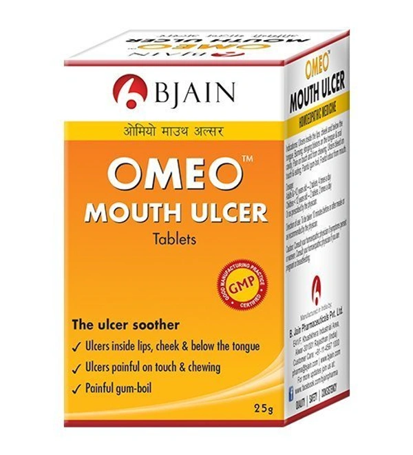 Omeo Mouth Ulcer Tablets 25 Gms - Pack of 2