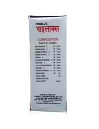 Powell's Pilax Syrup for Complete Pilecure 180 ml - Pack of 2