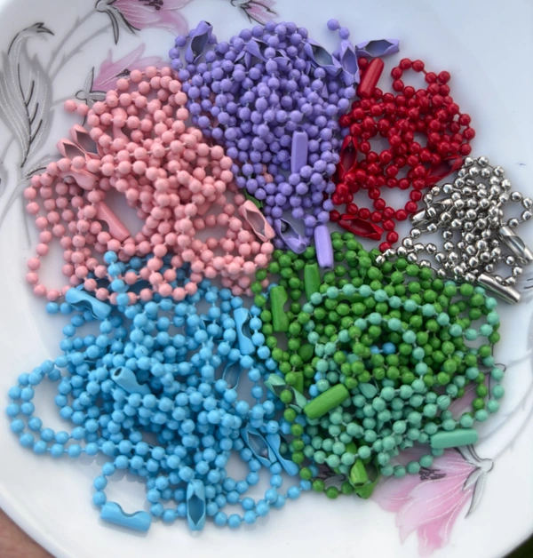 Ball Chains - Baby Pink