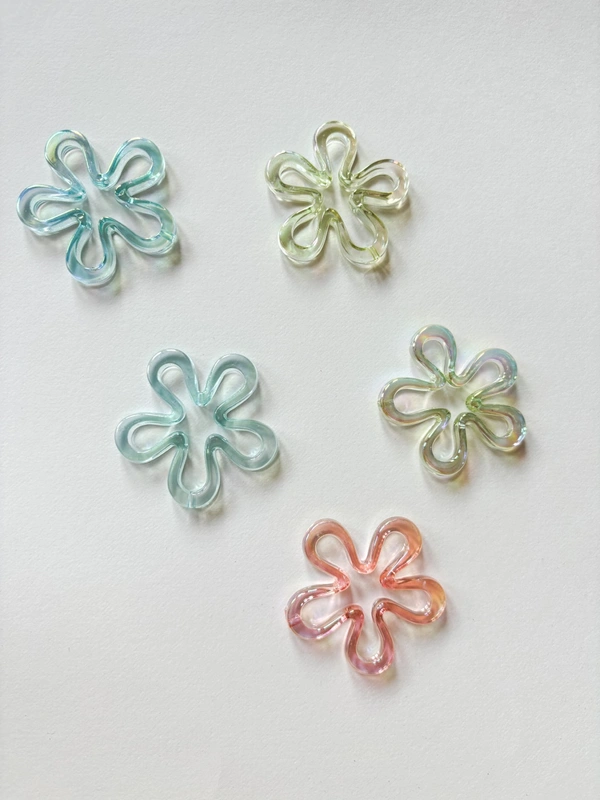 Transparent Swirly Flowers