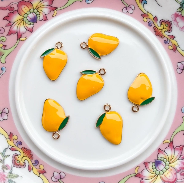 Enamel Juicy Mango Charm