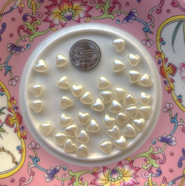 Pearl Heart Beads