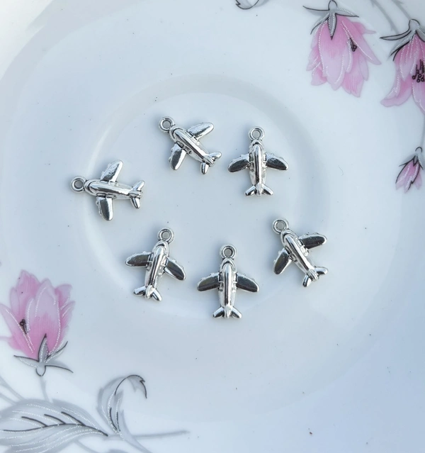 Airplane Metal Charm