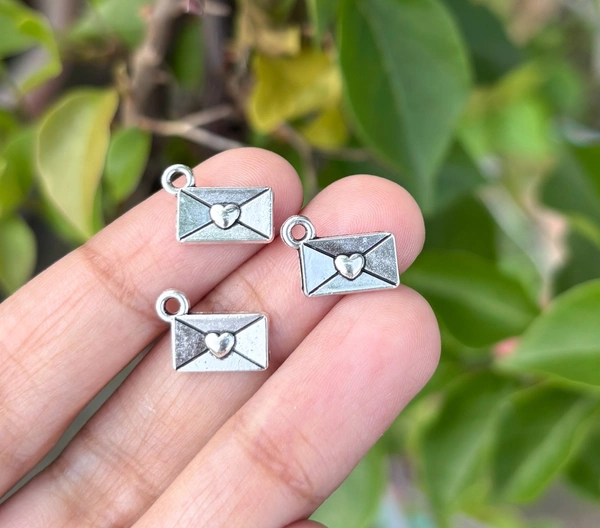 Envelope Metal Charm
