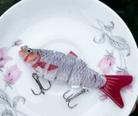 Fish Bait Charm (Swipe For Sixth Design) - Black Green With Red Dots