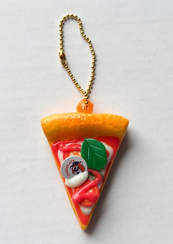 Pizza Gacha Keychain (No Outer Packaging)