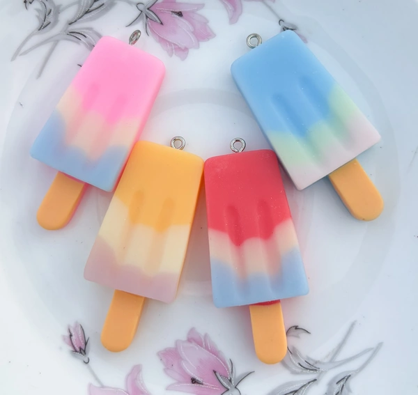 Chunky Summer Lollies - Red Blue