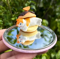 Mofusand Hamburger Series (Single Pcs) - Chocolate Brown (White Cat)