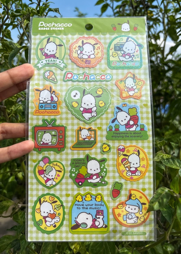Pochacco Sticker Sheet