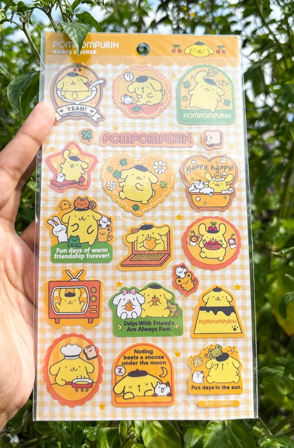 Pompompurin Sticker Sheet