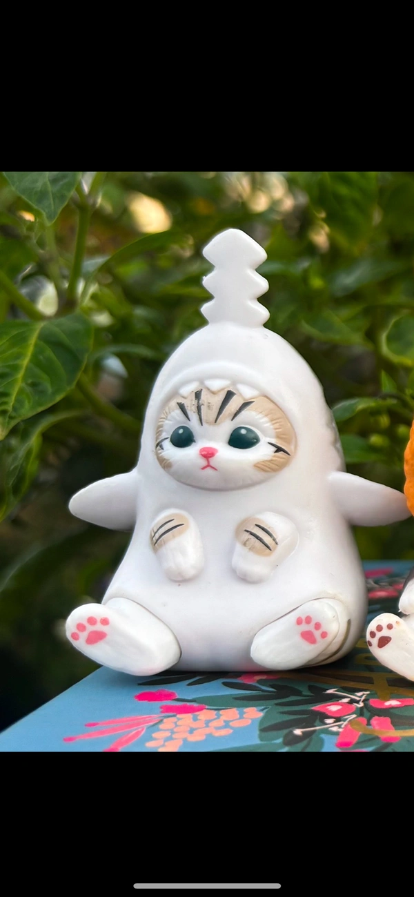 Mofusand Sea Creature Series (Single Pc & Sets: ₹210- 875) - White Whale (From Left No 1)