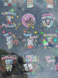 Sylvanian Families Transparent Sticker Sheet (Random Design/Theme)