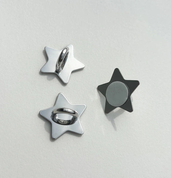 Metal Adhesive Stars (For Phones, Walls, Etc)