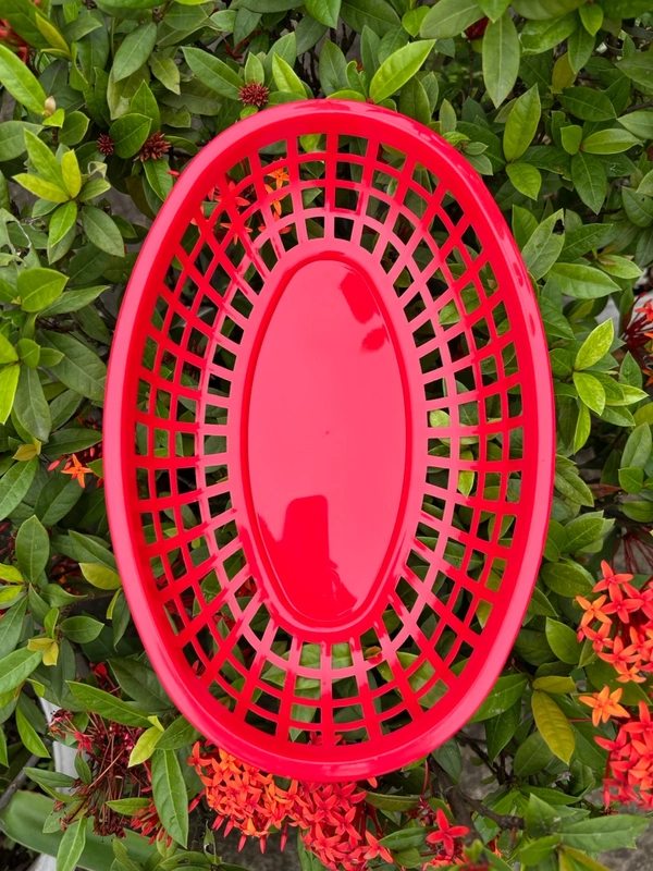 Aesthetic Oval Baskets (Swipe For Color Options) - White