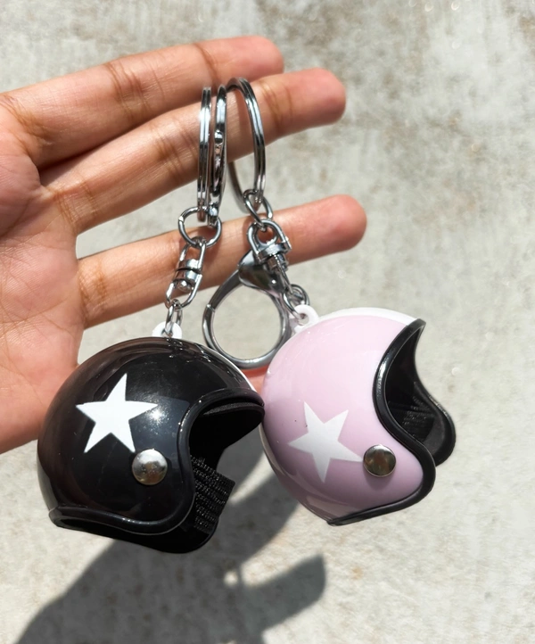 Helmet Keychain - Pink