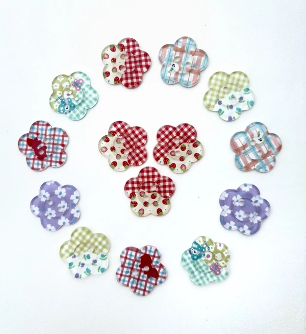 Flower Buttons (Random)