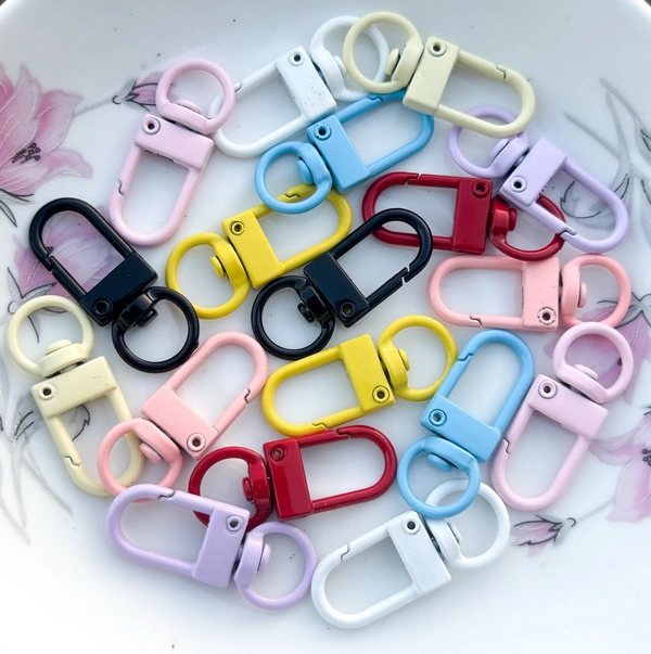 Multicolor U-Shaped Metal Clasp - Lemon Yellow