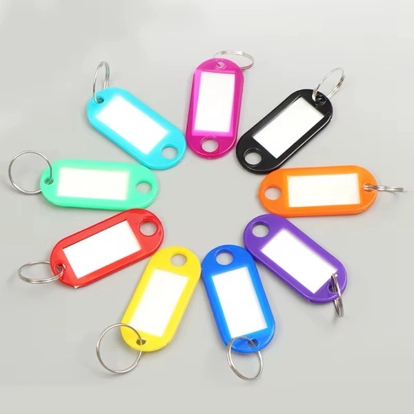 Multicolor Squoval Tags - Purple