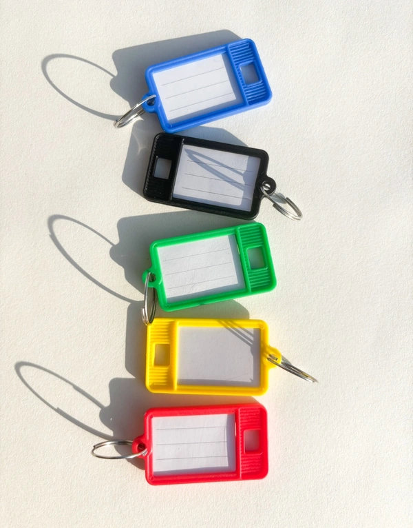 Multicolor Rectangle Tags - Blue