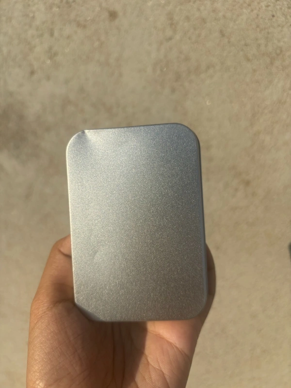 Small Half-Window Metal Tins - Minor Defect