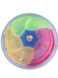 Plastic Square 7 Sections Multipurpose Masala Box Rangoli Dabba Set, Spice Box Set (Masala - 7 in 1 Set of 1 pieces