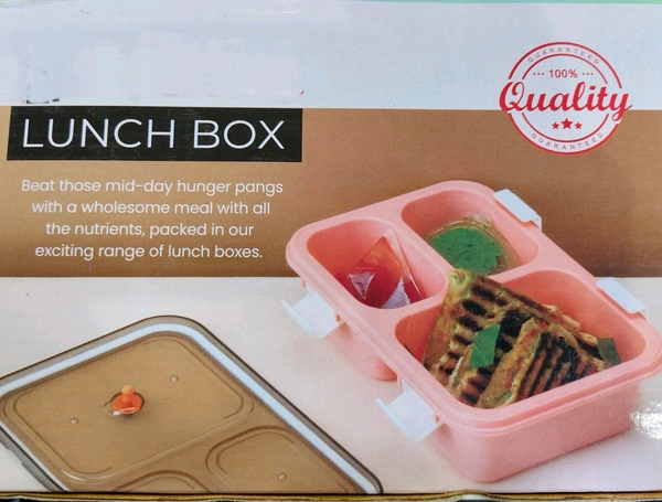 Lunch Box for Kids, Mealholder Having 3 Compartments for Women and Men, Tiffin Box