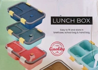 Lunch Box for Kids, Mealholder Having 3 Compartments for Women and Men, Tiffin Box