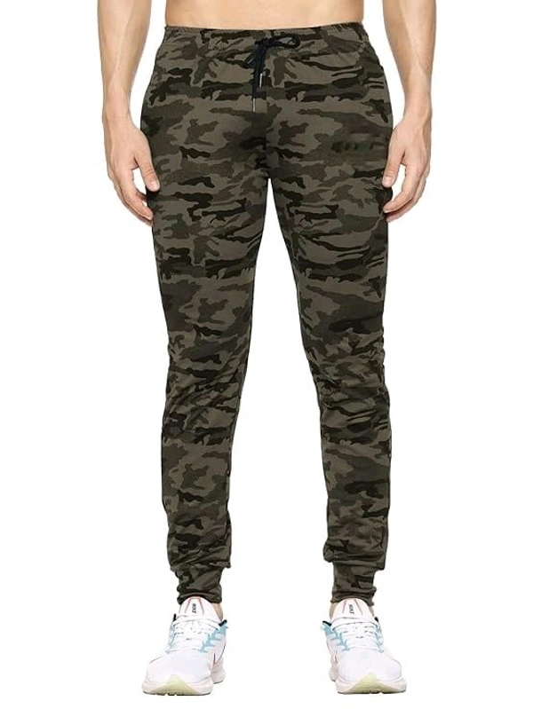 Camouflage Men Checkered Track Pants - XL