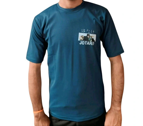 Men's Graphic Printed 100% Cotton T-Shirt - Regular Fit, Printed T-Shirts for Men - Teal, M