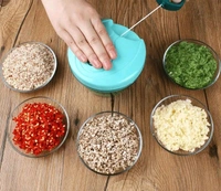Plastic Manual Vegetable Chopper for Kitchen, Vegetable Cutter for Kitchen, Onion Cutter, Onion Chopper (Multi Colour) (750 ml)