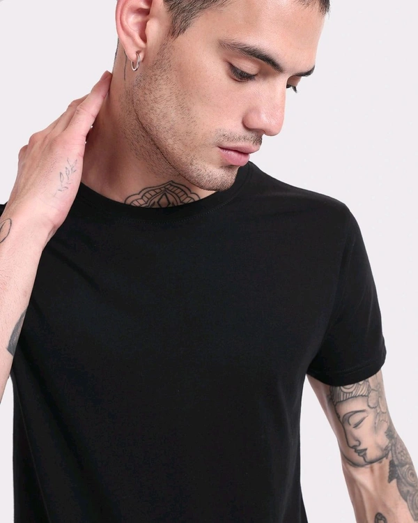 Polo short seelve t-shirt - Black, M