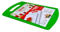 Premium Plastic Chopping Board with 1 Knife, Green